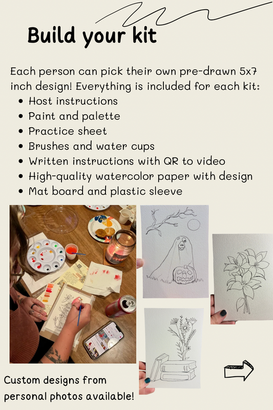 Watercolor Party Kit